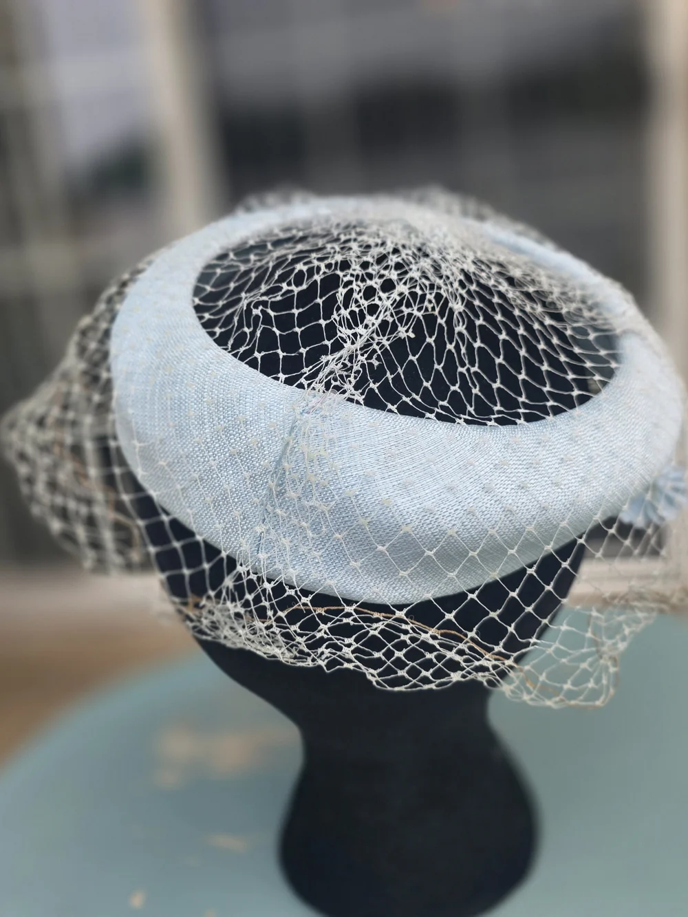 Vintage 1950s Halo Hat Lot of 3 Birdcage Veil Fascinators